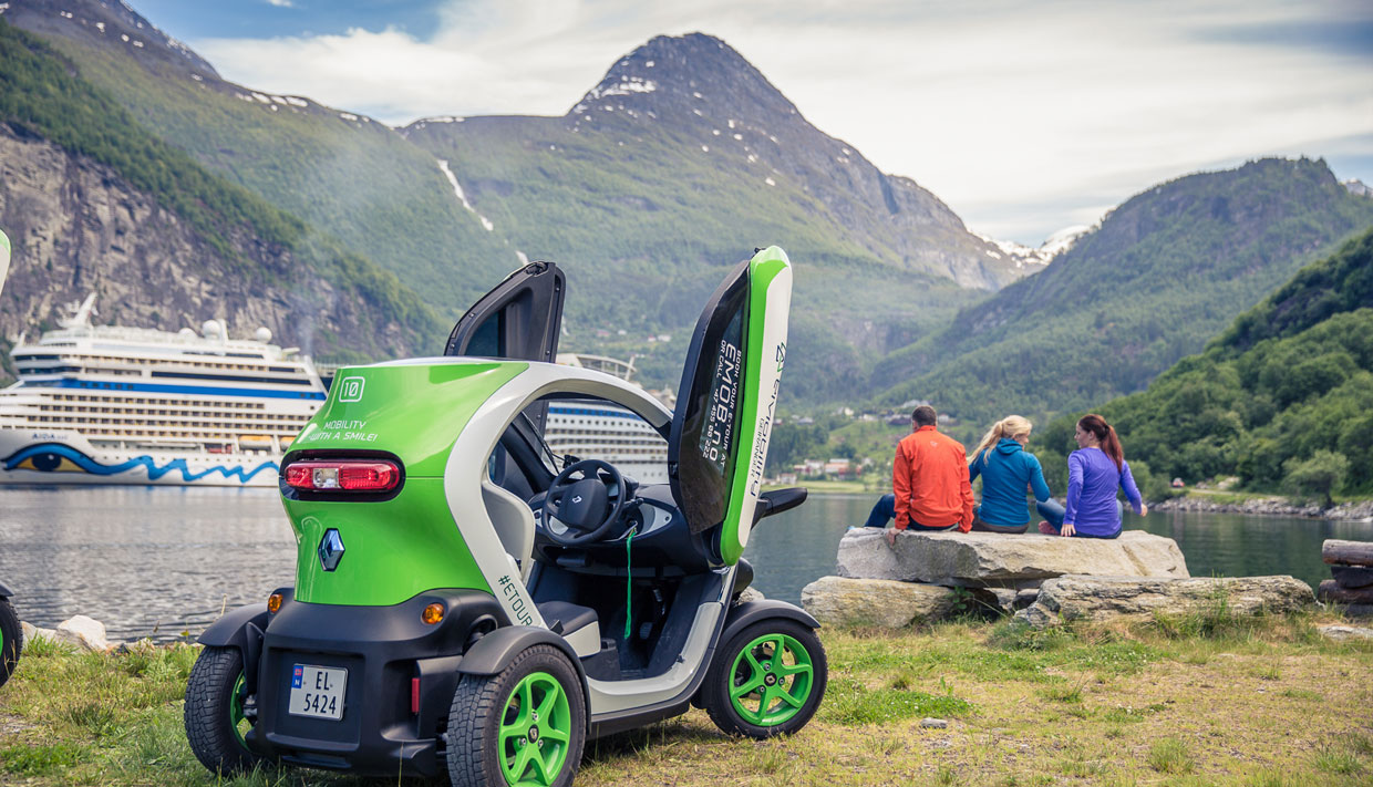 Paseos en coche elctrico Geiranger