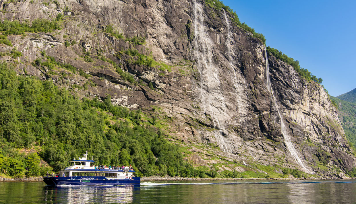 Excursin en barco Geirangerfjord