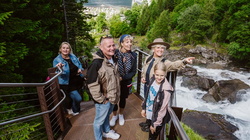 Waterfall walk with guide